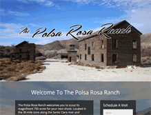 Tablet Screenshot of polsarosaranch.com